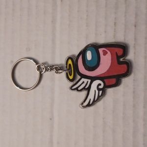 4/$40 Among Us Angel Keychain - Hand-Made